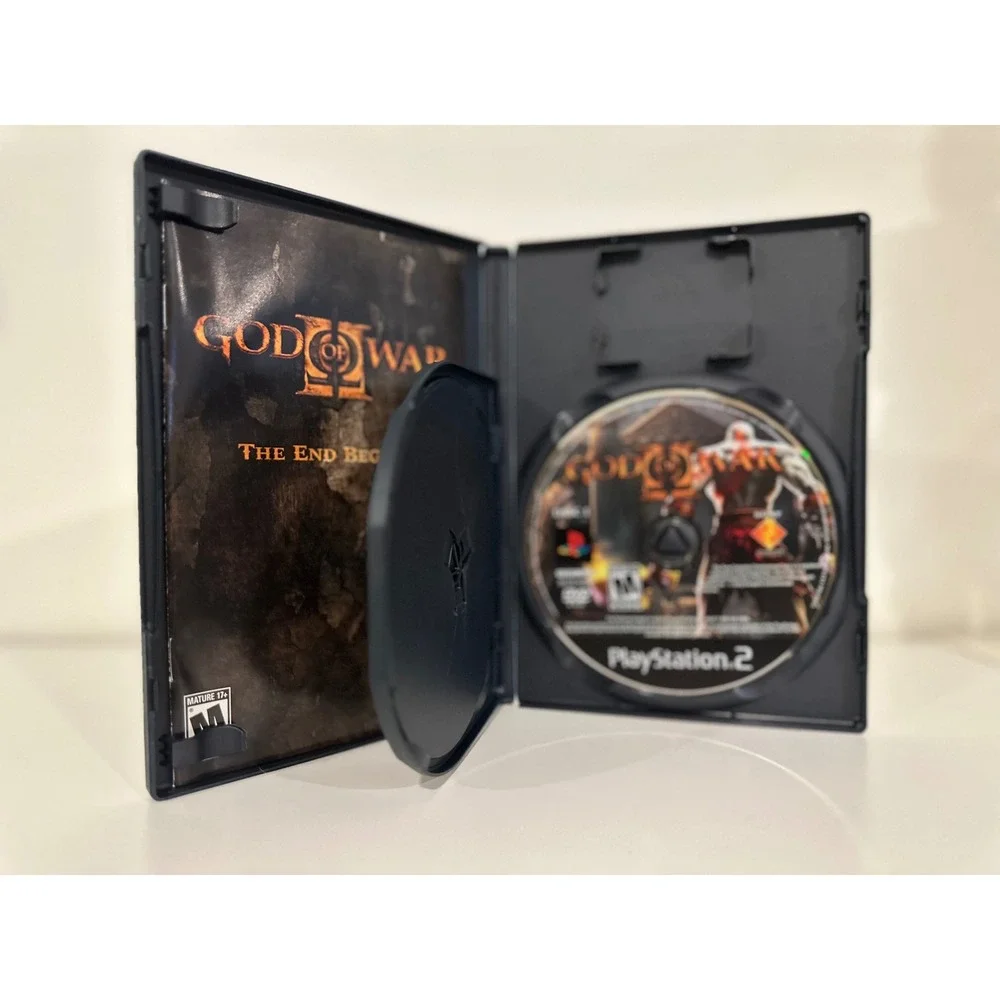 God of War II PS2 Black Label 2 Disc Set Complete CIB w/ Manual Tested 2007